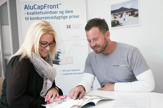 Kunderådgivning omkring køb af nye vinduer